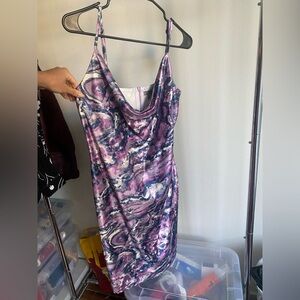 Love X Design Marble Print Dress